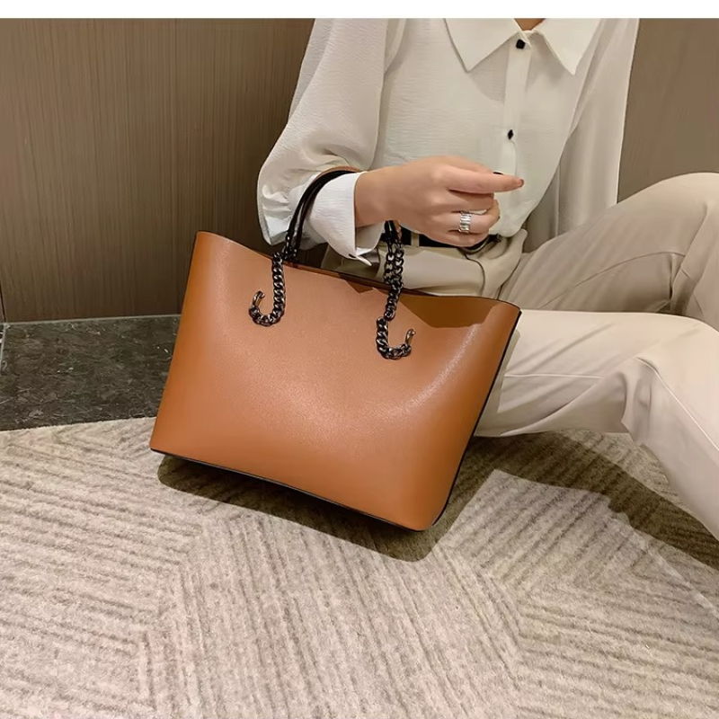 Custom Logo Purses Women's Shoulder Pu Bags Wallet Designer Leather Tote Hand Bags - Image 2
