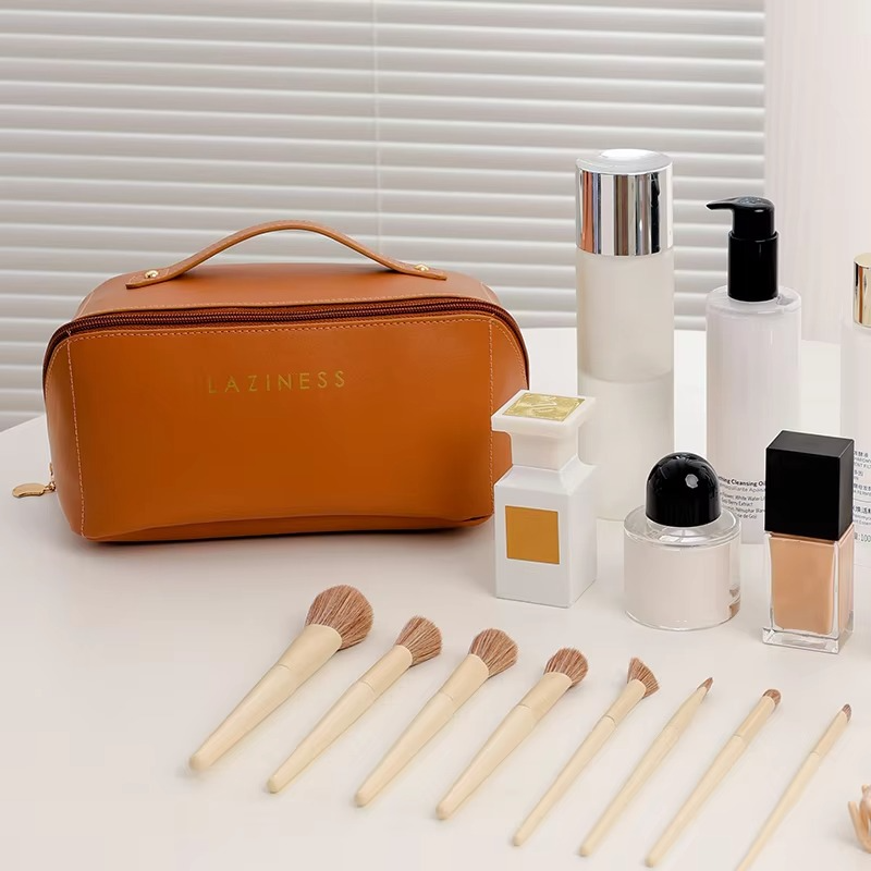 Custom Personalised Pu Leather Cosmetic Makeup Bag - Image 2