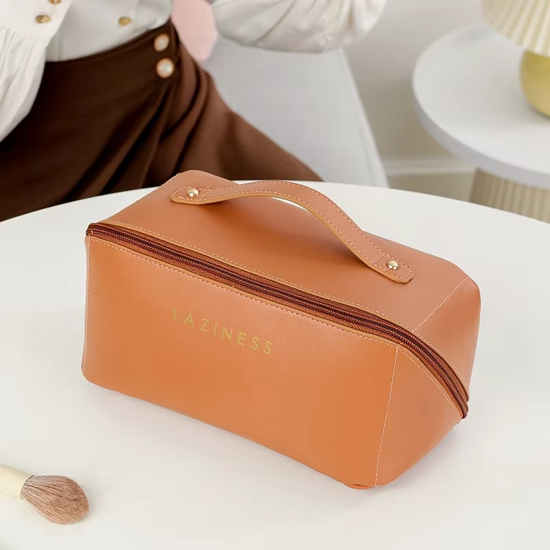 Custom Personalised Pu Leather Cosmetic Makeup Bag - Image 4