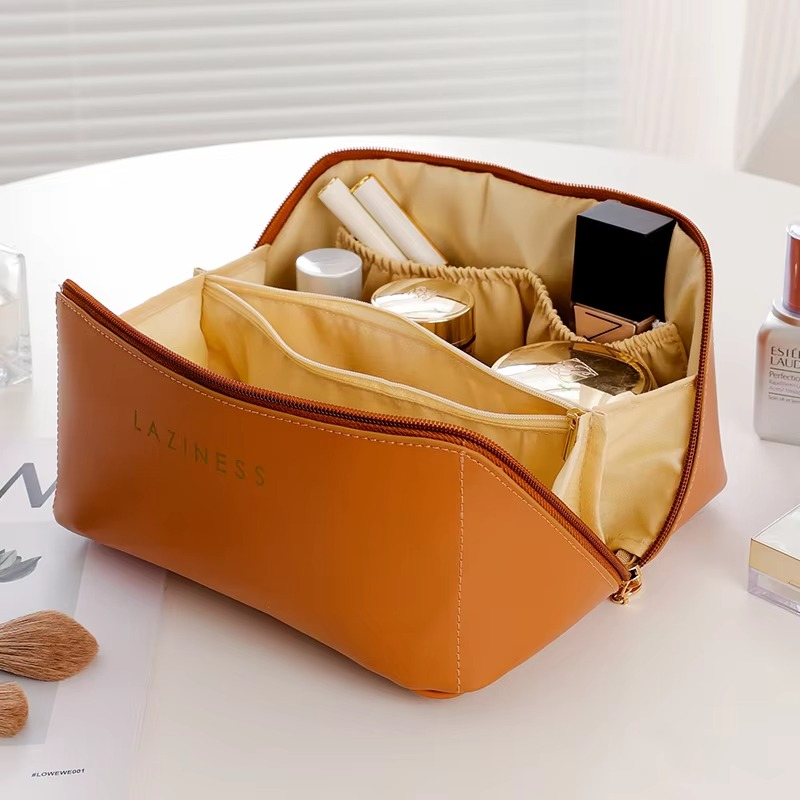 Custom Personalised Pu Leather Cosmetic Makeup Bag - Image 3